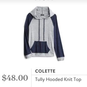 Stitch Fix l Colette Tully Hooded Knit Top, Small